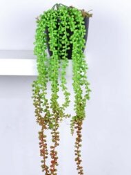 2.6Ft Artificial Hanging Plants With Pot - Image 4