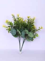 1.1 Ft Artificial Potted Plant With Black Pot - Image 4