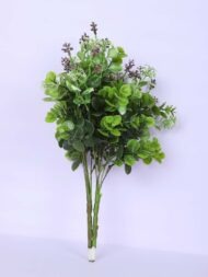 1.1Ft Artificial Anthurium Flower Plant With Black Pot - Image 4