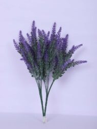 1.1Ft Artificial Lavender Flowers Plants With Pot - Image 4