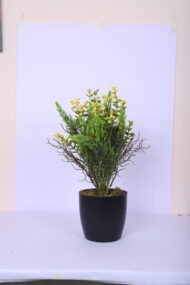 1.3Ft Artificial Eucalyptus Potted Plant With Pot - Image 4