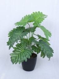 1.8Ft Artificial Philodendron Plant With Pot - Image 2